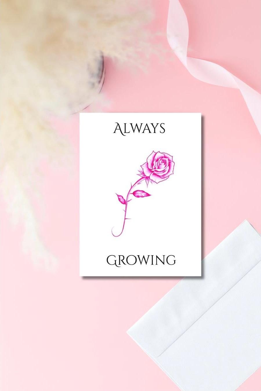 5x7 Inmate Greeting Card – Prison Love Letter, Long Distance Relationship, Handmade, Glossy Outside, Envelope Included