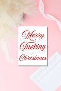 Prison Wife Christmas Card – “Merry F***ing Christmas” | Funny Holiday Card for Prison Girlfriend or Wife | 5x7 Glossy