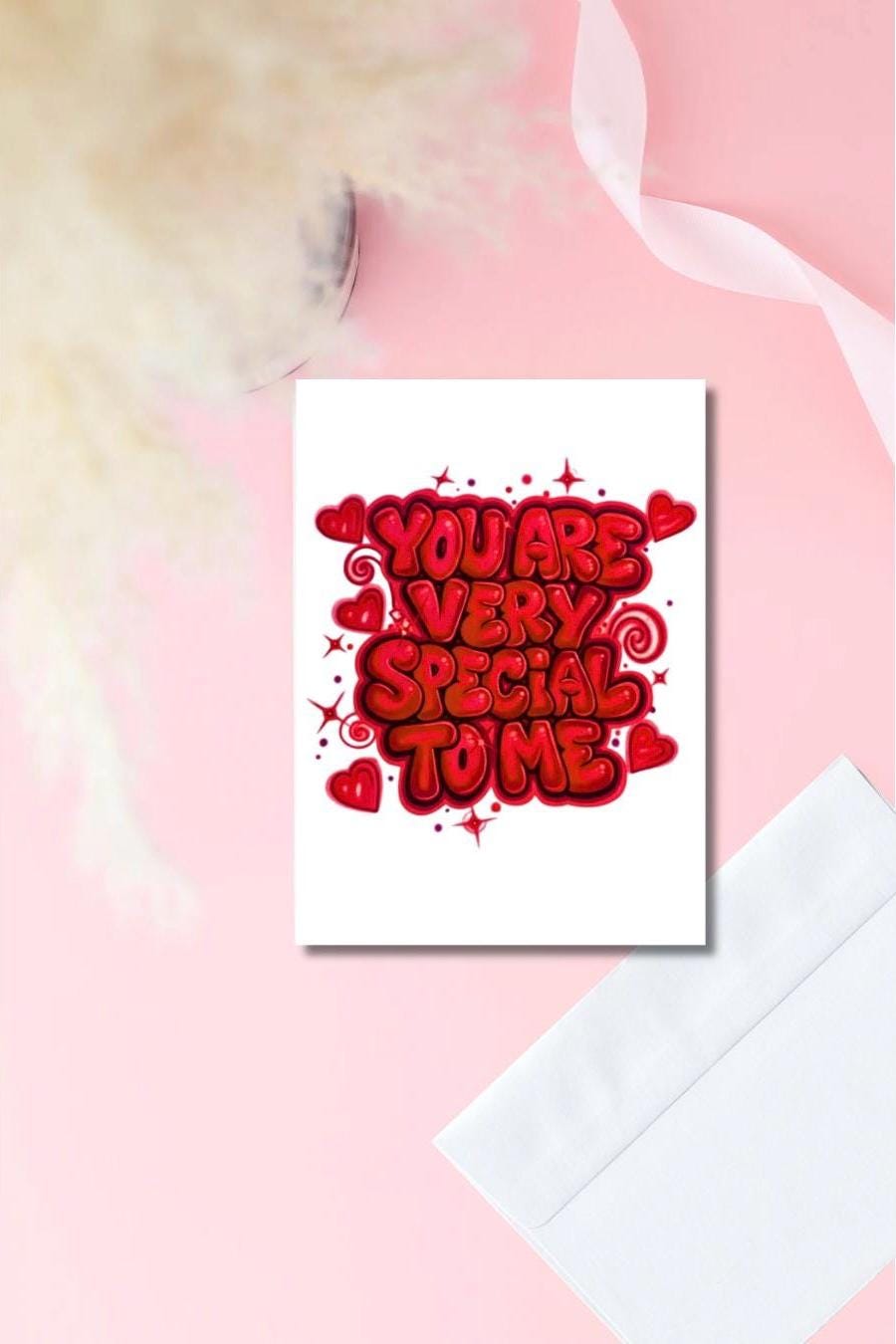 5x7 Inmate Greeting Card – Prison Love Letter, Long Distance Relationship, Handmade, Glossy Outside, Envelope Included