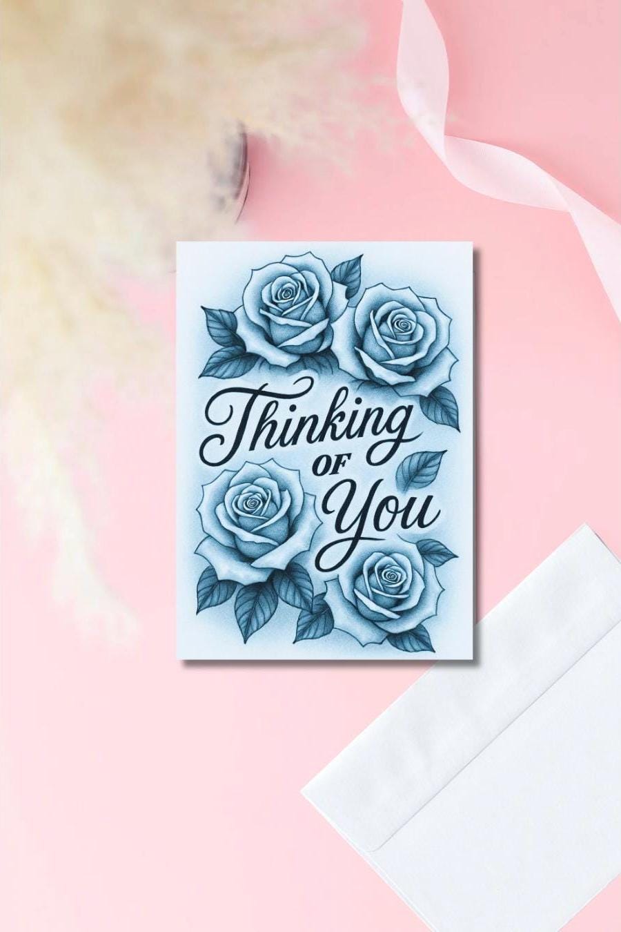 5x7 Inmate Greeting Card – Prison Love Letter, Long Distance Relationship, Handmade, Glossy Outside, Envelope Included