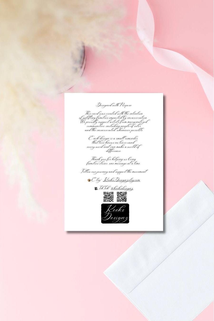 Prison Wife Christmas Card – “Merry F***ing Christmas” | Funny Holiday Card for Prison Girlfriend or Wife | 5x7 Glossy