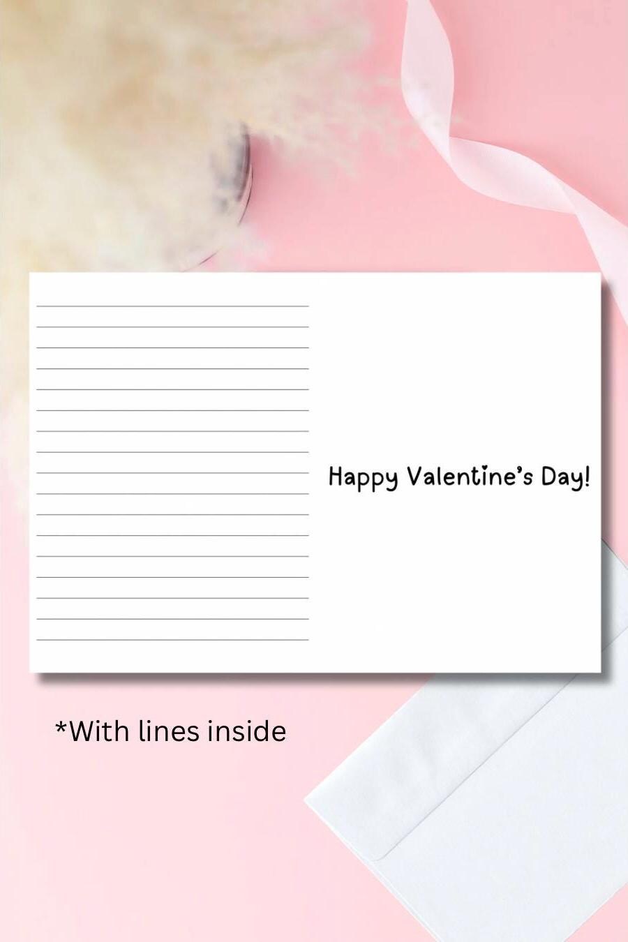 Funny Valentine’s Day Card – Candy Hearts Design | Adult Humor Card for Prison Wife or Girlfriend | 5x7 Glossy
