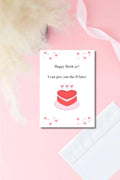 Funny Birthday Card – “I Can Give You the D Later” | 5x7 Greeting Card for Him, Her & Them | Cheeky Adult Humor, Blank Inside + Envelope