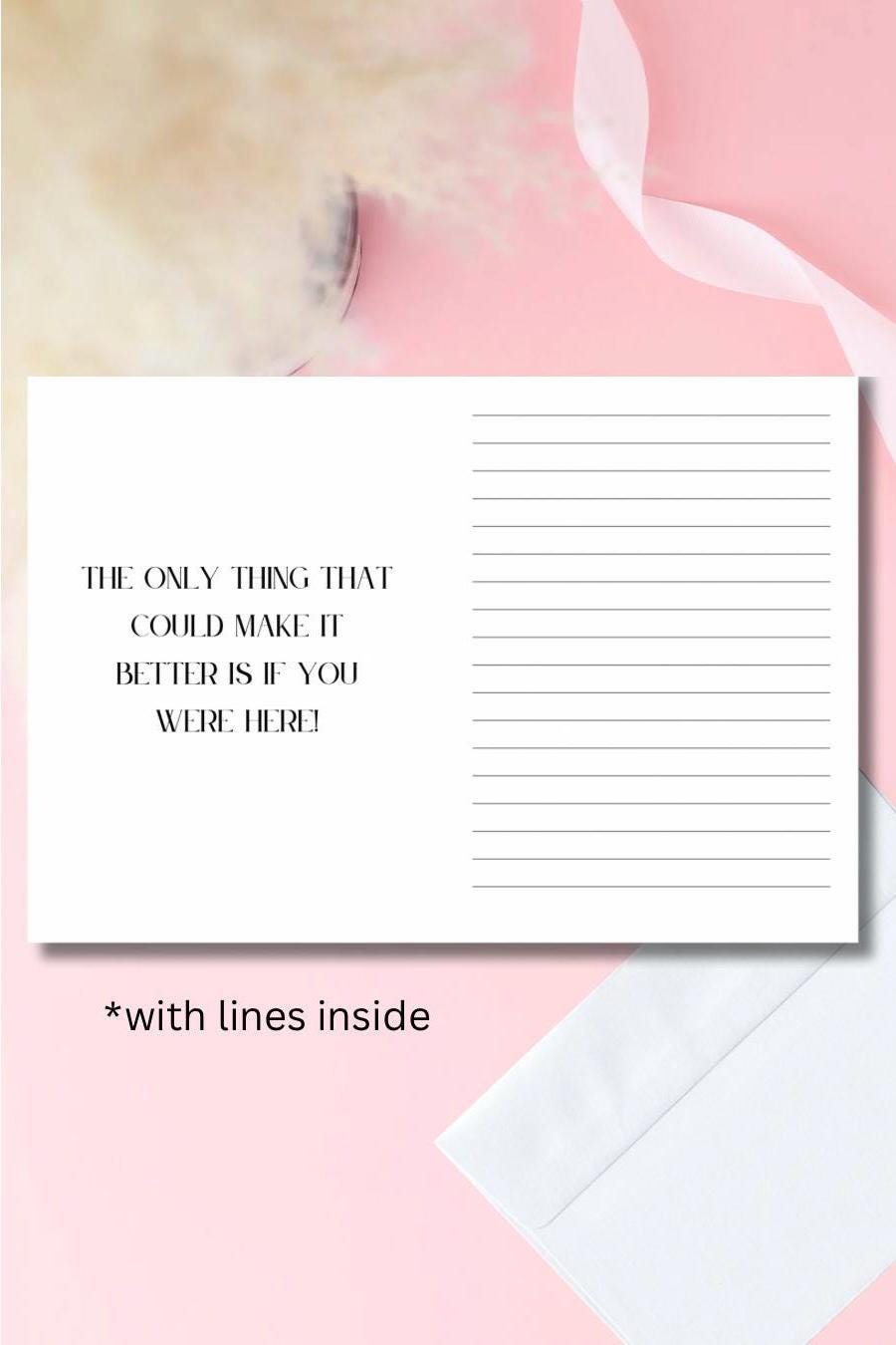 Prison Wife Christmas Card – “Merry F***ing Christmas” | Funny Holiday Card for Prison Girlfriend or Wife | 5x7 Glossy