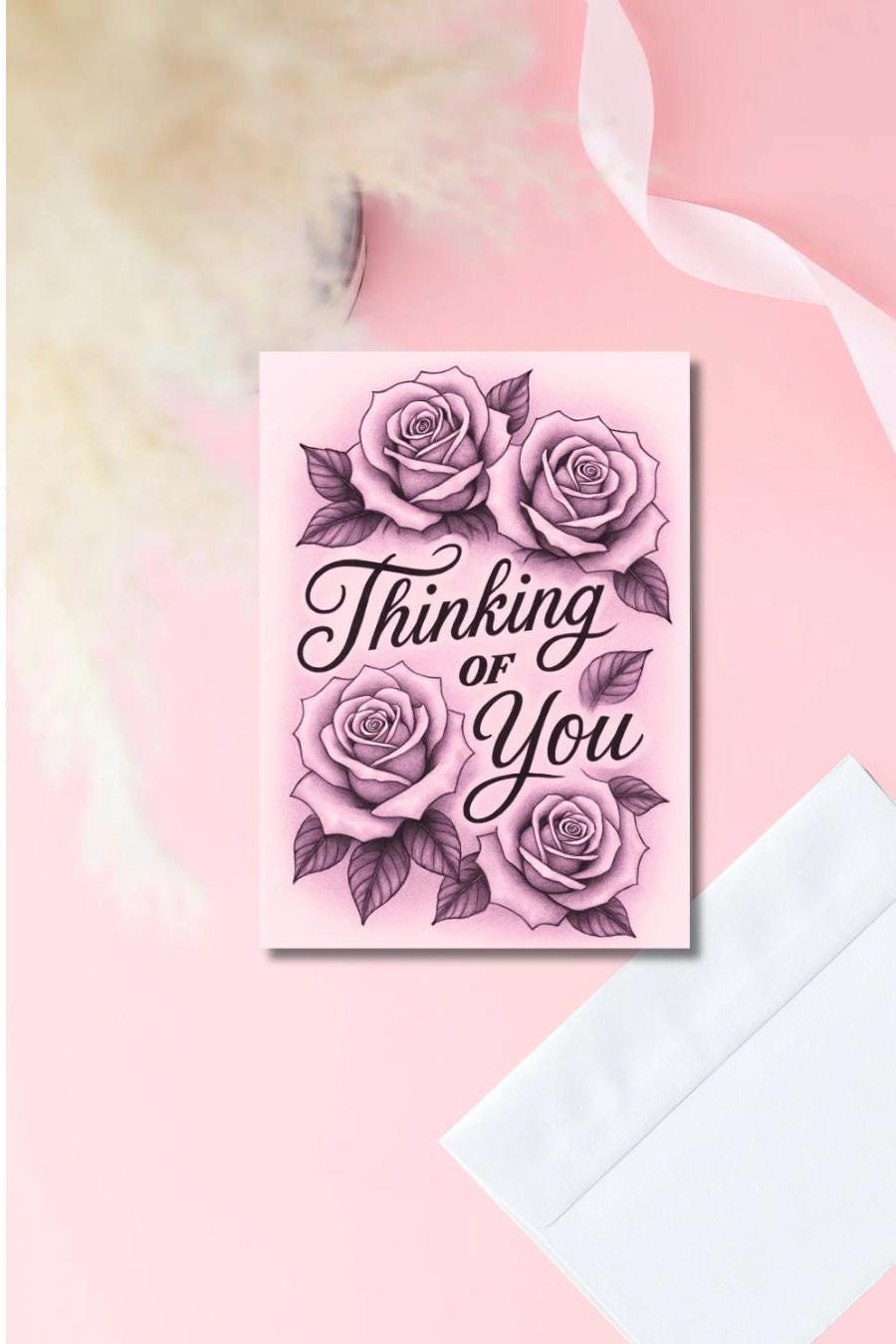 5x7 Inmate Greeting Card – Prison Love Letter, Long Distance Relationship, Handmade, Glossy Outside, Envelope Included