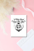 I Only Have Eyes for You Card | Prison Wife Card for Husband or Boyfriend in Prison | Incarceration Love Card | Thinking of You