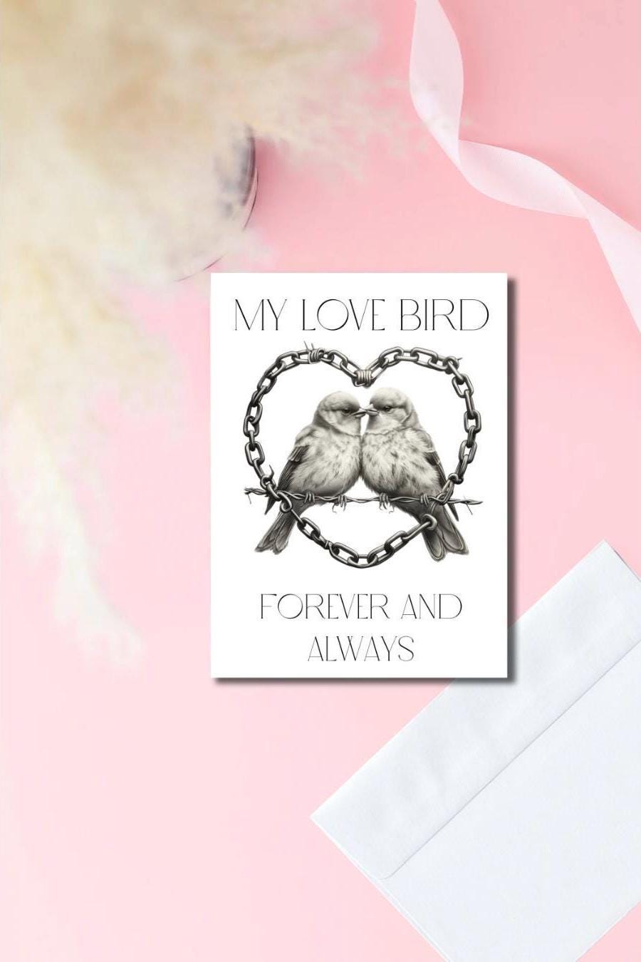 5x7 Inmate Greeting Card – Prison Love Letter, Long Distance Relationship, Handmade, Glossy Outside, Envelope Included