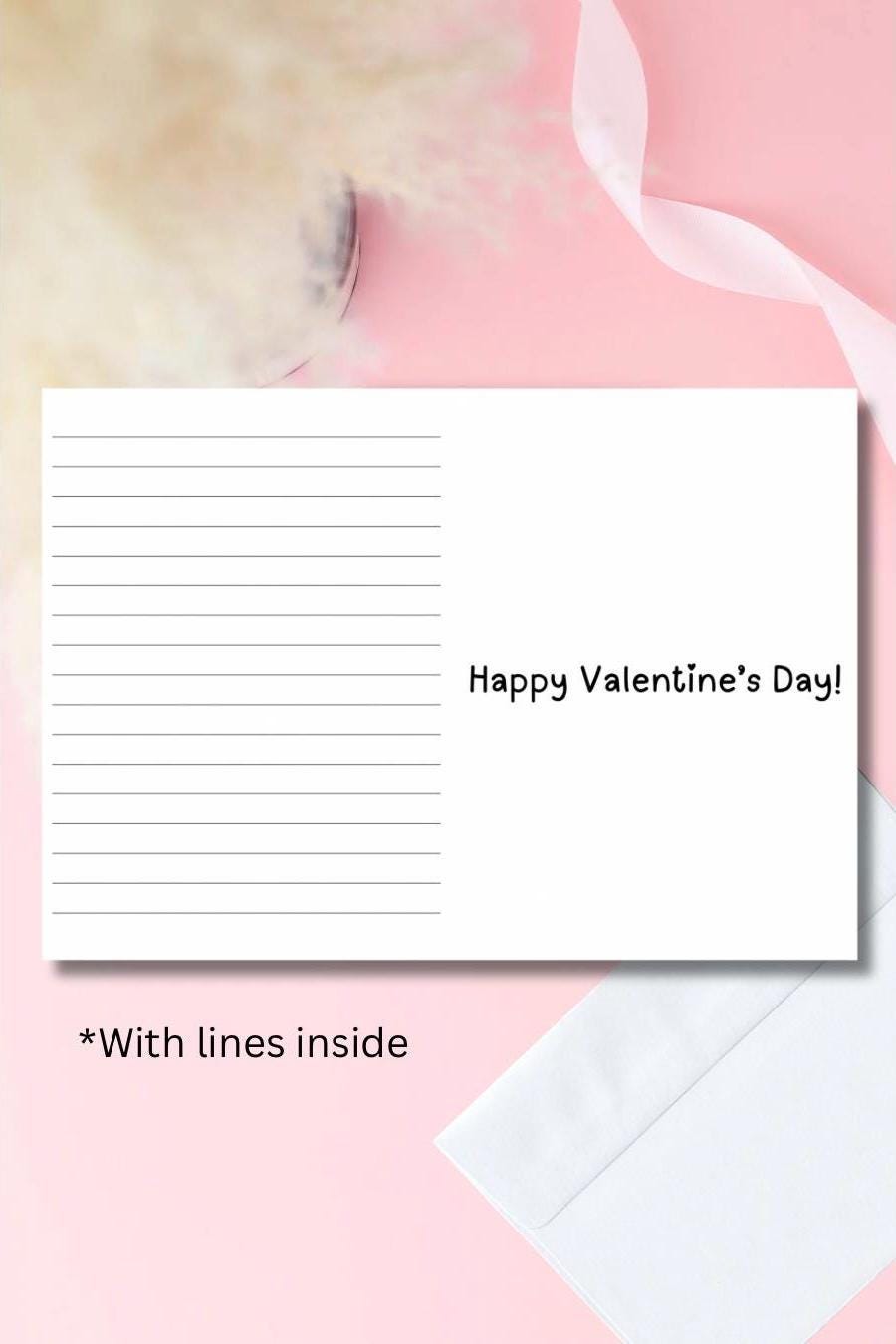 Funny Valentine’s Day Card – Candy Hearts Design | Adult Humor Card for Prison Wife or Girlfriend | 5x7 Glossy