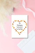 Funny Thanksgiving Card – “I’m Grateful for That D” | Prison Wife Card | Adult Humor Holiday Greeting | 5x7 Glossy