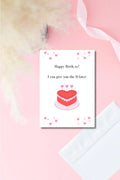 Funny Birthday Card – “I Can Give You the D Later” | 5x7 Greeting Card for Him, Her & Them | Cheeky Adult Humor, Blank Inside + Envelope
