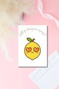 Main Squeeze Card | Cute Lemon Pun Card | Will You Be My Main Squeeze | Prison Wife Girlfriend Card